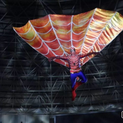 牡丹仙子遇见蜘蛛侠大型高空秀，将在洛阳薰衣草庄园震撼上演！