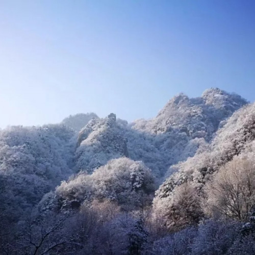 天河大峡谷：许你一场美丽的雪，陪你听雪落下的声音