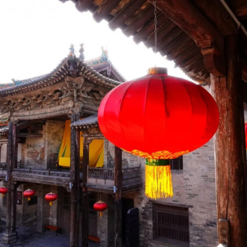 郭峪古城带着历史的沧桑走来