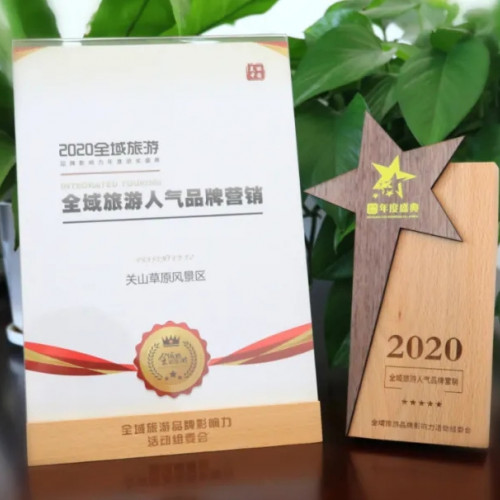 冰雪世界 童话关山，关山草原景区斩获三项大奖