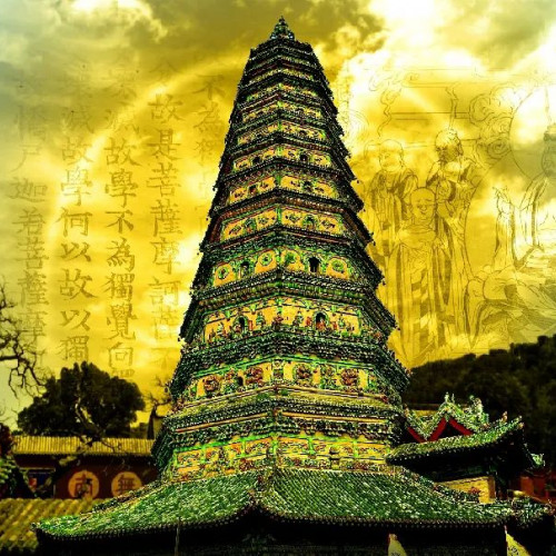 四月的广胜寺春色正佳，是您清明踏青祈福的首选