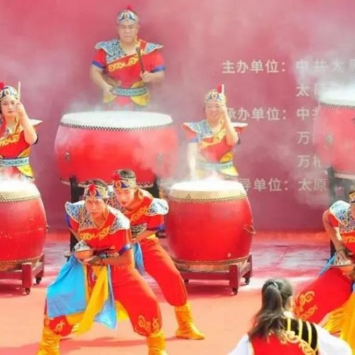 晋城市锣鼓大赛在皇城相府开赛！