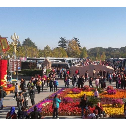 竹林长寿山拉开了秋季观赏红叶的重头戏